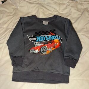 Hot Wheels Kids Gray Sweater